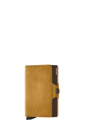 Tarjetero metálico Secrid tarjetero__t_wallet_barcelona_ocre con diseño compacto