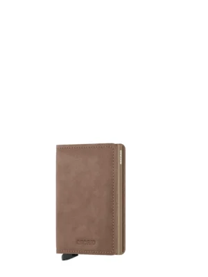 Tarjetero metálico Secrid tarjetero__slimwallet_barcelona_taupe con diseño compacto