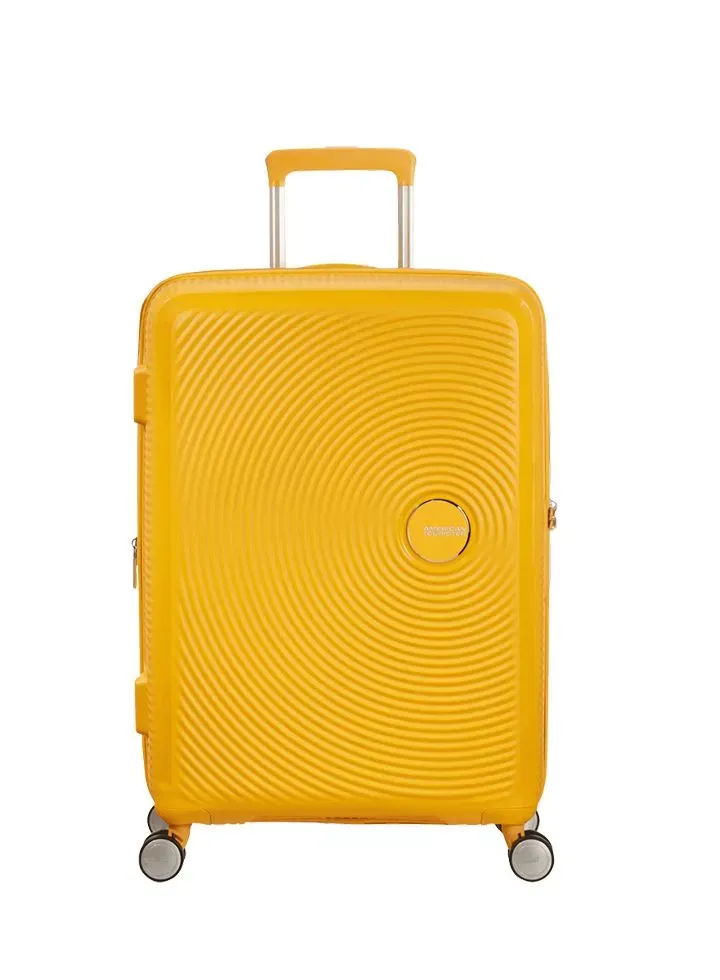 Soundbox American Tourister maleta mediana amarillo