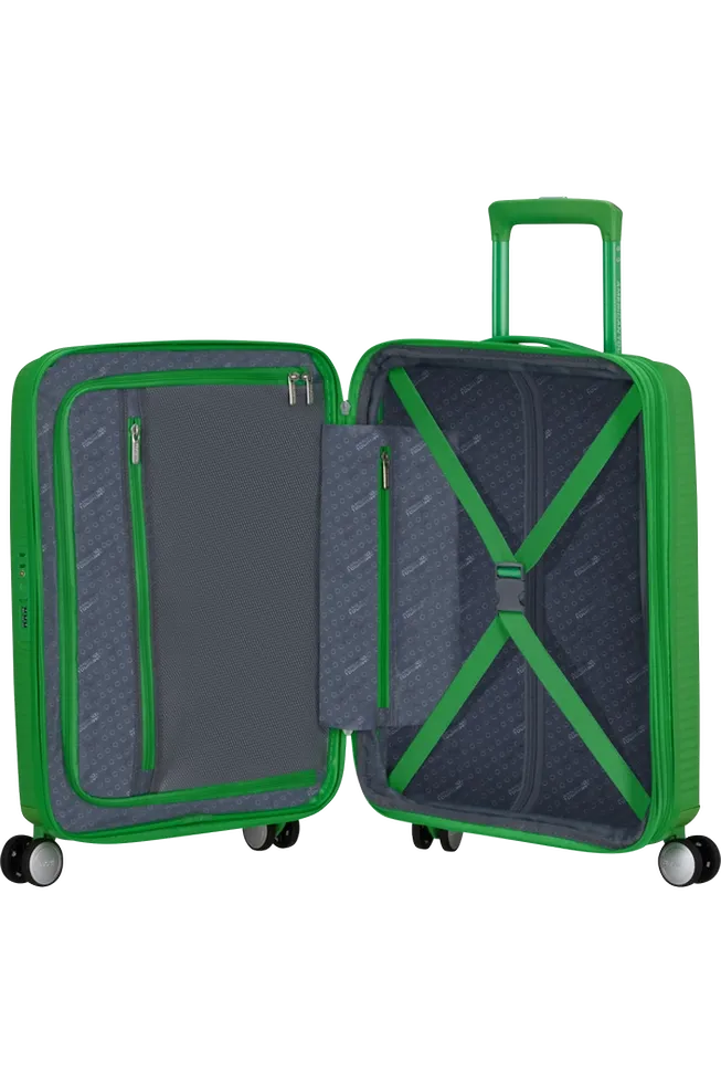 Soundbox American Tourister maleta cabina verde