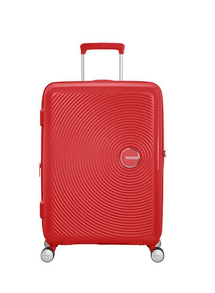 Soundbox American Tourister maleta mediana rojo