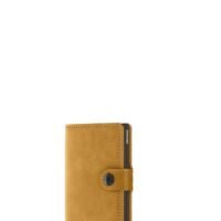 Tarjetero metálico Secrid _miniwallet_vintage_ocre_b7a3a8023516328f3d055d511c39a35e con diseño compa
