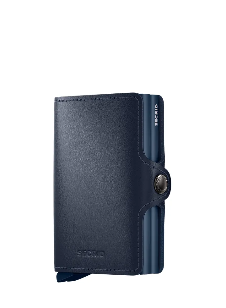 Tarjetero metálico Secrid _tarjetero_twinwallet_original_navy con diseño compacto
