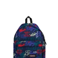 mochila_eastpak_Padded_Paks_barcelona_graffity_blue